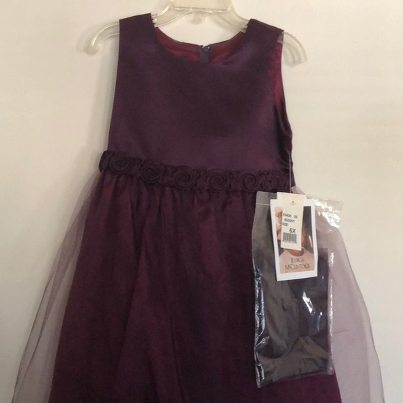 Jessica McClintock Little girls Purple Dress - Picture 2 of 8
